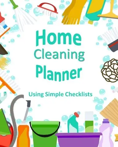 Home Cleaning Planner book cover